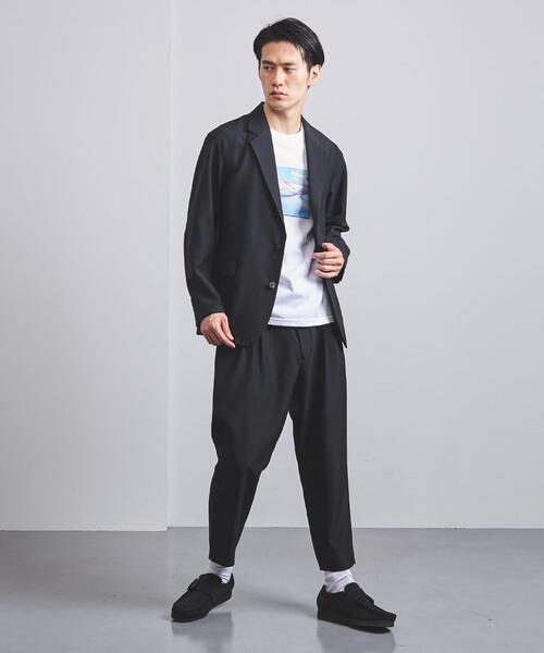 UNITED ARROWS（ユナイテッドアローズ）の「＜UNITED ARROWS＞ ヴィストウール  2プリーツ テーパード（その他パンツ・メンズ・ネイビー/ブラック・X-LARGE/MEDIUM/SMALL/LARGE）」の6枚目の写真