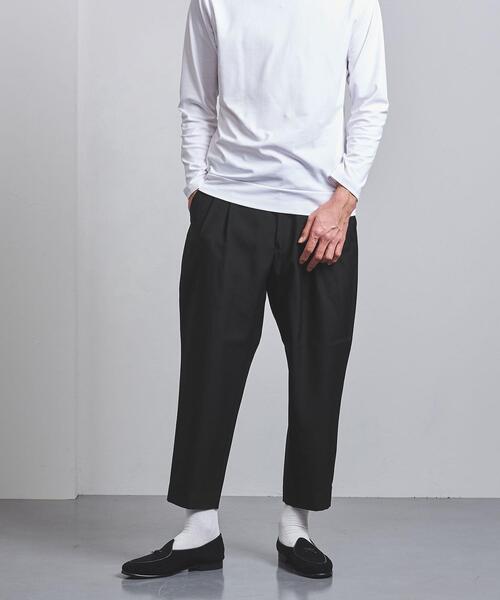 UNITED ARROWS（ユナイテッドアローズ）の「＜UNITED ARROWS＞ ヴィストウール  2プリーツ テーパード（その他パンツ・メンズ・ネイビー/ブラック・X-LARGE/MEDIUM/SMALL/LARGE）」の15枚目の写真