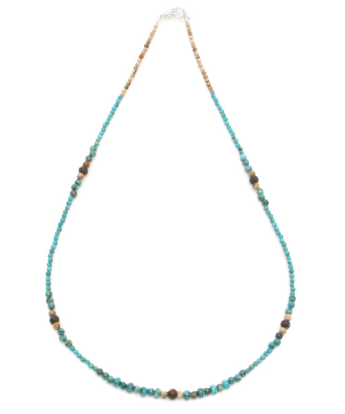 AMERICAN RAG CIE（アメリカンラグシー）の「AMERICAN RAG CIE×idealismsound ランダム天然石ネックレス 101-AID-IDSA-062（ネックレス・メンズ・ブラック/ターコイズブルー/ブラウン・FREE）」の3枚目の写真