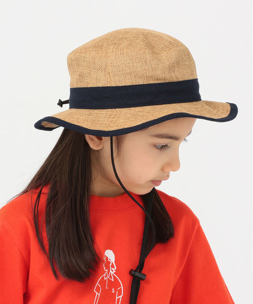 SHIPS（シップス）の「SHIPS KIDS:ハイク ハット（ハット・キッズ・ブラック/ナチュラル・MEDIUM/LARGE）」の3枚目の写真