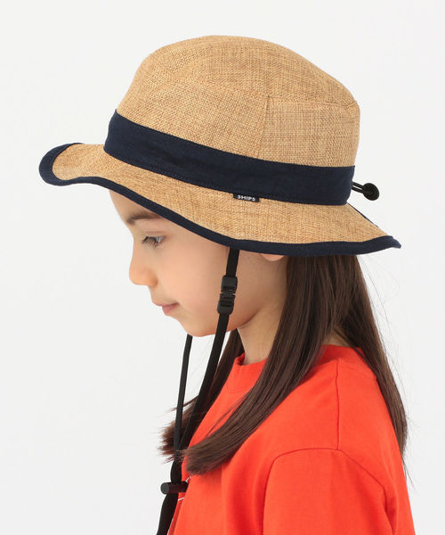 SHIPS（シップス）の「SHIPS KIDS:ハイク ハット（ハット・キッズ・ブラック/ナチュラル・MEDIUM/LARGE）」の4枚目の写真