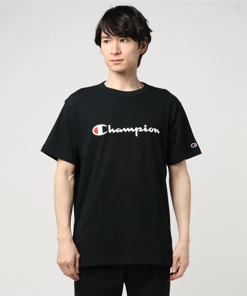 Champion（チャンピオン）の「チャンピオンT-SHIRT（Tシャツ/カットソー・メンズ・ホワイト/ブラック/ダークグリーン/ネイビー/エメラルド・S/M/L/XL/XXL）」の3枚目の写真