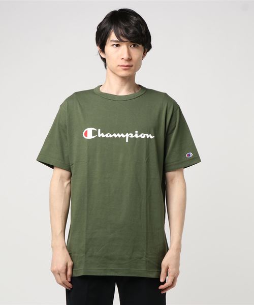 Champion（チャンピオン）の「チャンピオンT-SHIRT（Tシャツ/カットソー・メンズ・ホワイト/ブラック/ダークグリーン/ネイビー/エメラルド・S/M/L/XL/XXL）」の4枚目の写真