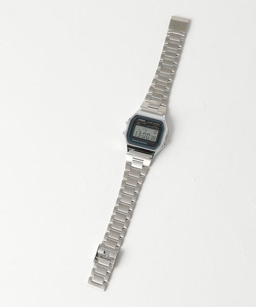 CASIO（カシオ）の「【展開店舗限定】CASIO（カシオ）A158WA-1JF（ウォッチ）（アナログ腕時計・レディース・シルバー・FREE）」の3枚目の写真