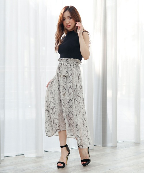 シアーパイソンドッキングワンピース ワンピース ワンピース Lipservice リップサービス のファッション ワンピース セール