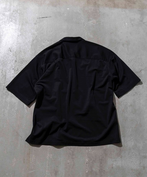 MAISON SPECIAL(メゾンスペシャル)の「《ユニセックスアイテム》トリアセコットンオーバーサイズオープンカラーカットシャツ 【MAISON SPECIAL/メゾンスペシャル】(シャツ/ブラウス・メンズ・ブラック/オレンジ/アイボリー・44/46)」の8枚目の写真