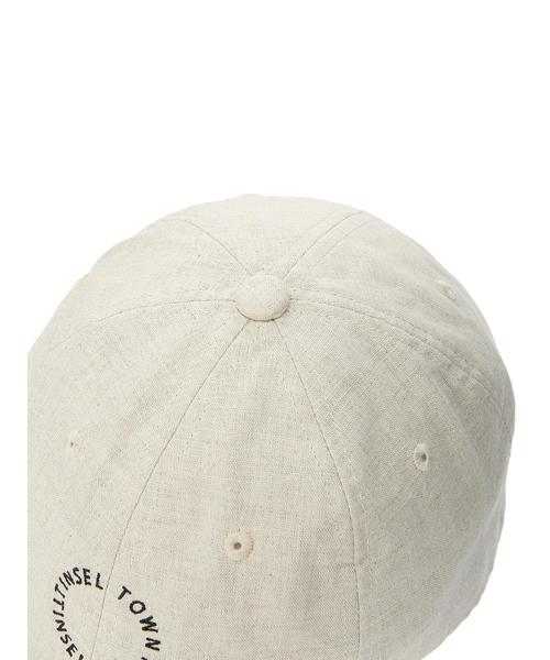 AMERICAN HOLIC（アメリカンホリック）の「サークル刺繍リネンキャップ（キャップ・レディース・チャコールグレー/ベージュ/オフホワイト・FREE）」の9枚目の写真