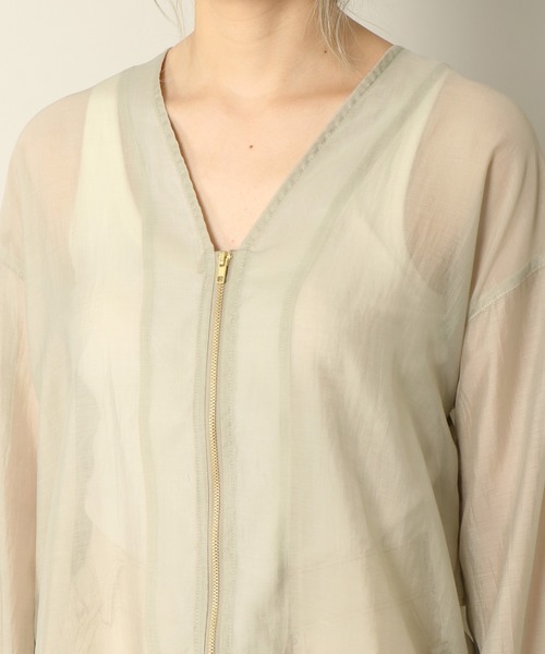 FENNEL シアーブルゾン♡新品未使用 classicalelf ブルゾン アウター 軽やかさと気品を纏う。シアー