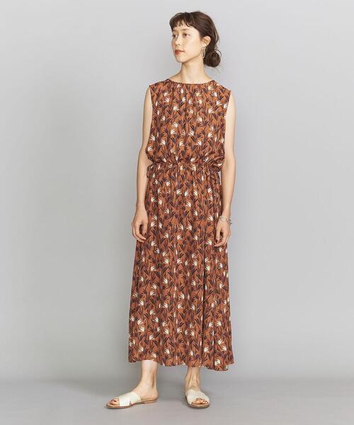 BEAUTY&YOUTH ユナイテッドアローズ ノースリーブマキシワンピース BEAUTY&YOUTH UNITED ARROWS（ビューティーアンドユース