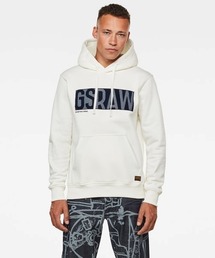 G-STAR | Applique Logo Hooded Sweater(パーカー)