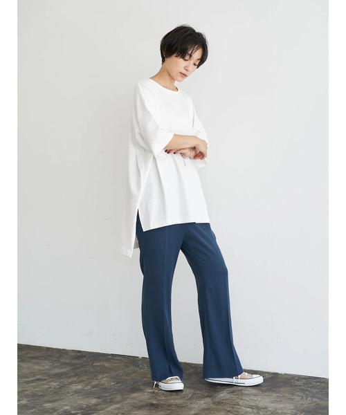 AMERICAN HOLIC(アメリカンホリック)の「サイドスリットカットチュニック1 *(Tシャツ/カットソー・レディース・その他7/グレイッシュベージュ/キャメル/オフホワイト・FREE)」の9枚目の写真