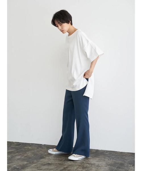 AMERICAN HOLIC(アメリカンホリック)の「サイドスリットカットチュニック1 *(Tシャツ/カットソー・レディース・その他7/グレイッシュベージュ/キャメル/オフホワイト・FREE)」の8枚目の写真