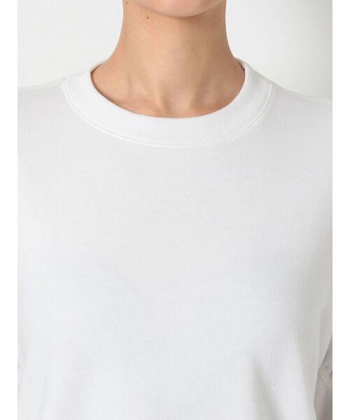 GYDA(ジェイダ)の「sleeveギャザードッキングスウェットTOPS(スウェット・レディース・チャコールグレー/オフホワイト/カーキ・FREE)」の18枚目の写真