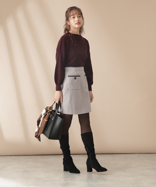 新品　プロポーションボディドレッシング 田中みな実さん着用 ツイードスカート PROPORTION BODY DRESSING（プロポーションボディドレッシング