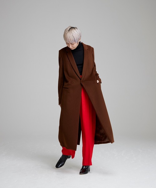NOISE MAKER(ノイズメーカー)の「Peacock pattern Wide pants/クジャク柄ジャガード織ワイドパンツ(その他パンツ・レディース・ブラック/レッド・36/38)」の19枚目の写真