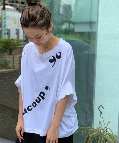 100％本物 mercibeaucoup,（メルシーボークー）の「S：カンマちゃんティー トップス