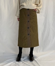 PICCIN | 肩ひも付きキルトスカート(スカート)