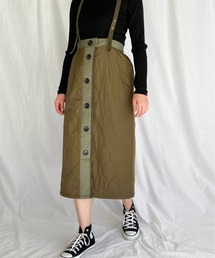 PICCIN | 肩ひも付きキルトスカート(スカート)