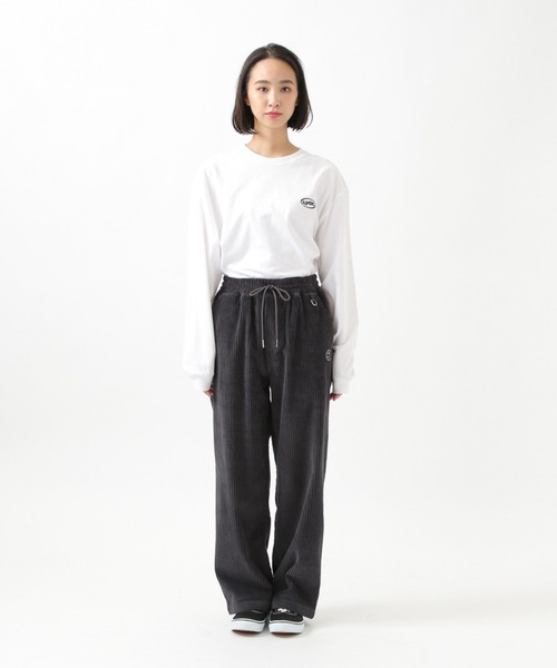 WaiKei(ワイケイ)の「Wai Kei/コールイージーパンツ 2932819(その他パンツ・レディース・アイボリー/チャコール・SMALL/MEDIUM)」の8枚目の写真