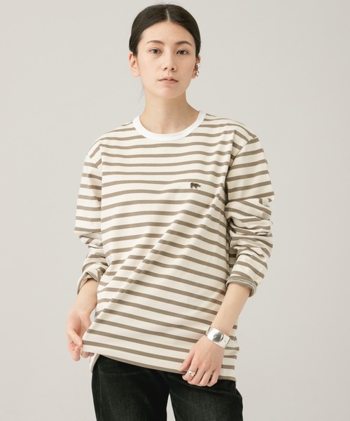 Curensology カレンソロジー Scye サイ トップス ストライプロングtシャツ Tシャツ カットソー Scye サイ のファッション