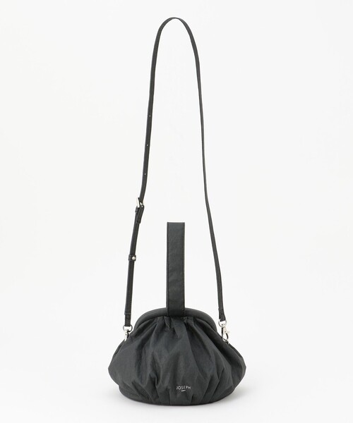 JOSEPH STUDIO（ジョゼフストゥディオ）の「ペーパーレザー　ハンドバッグ（ショルダーバッグ・レディース・ブラック系・F）」の7枚目の写真