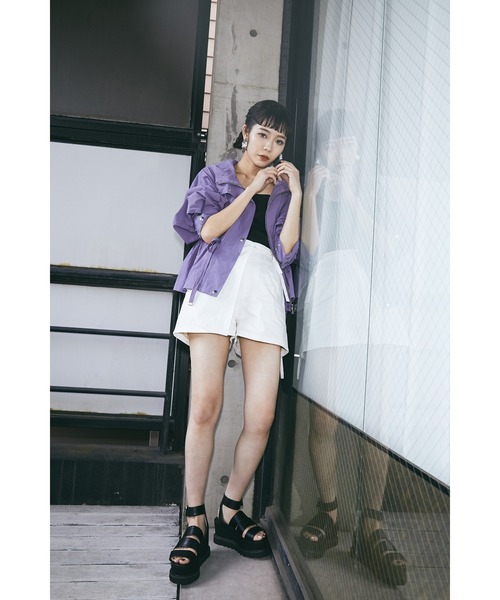 SLY（スライ）の「【LIMITED ITEM】CANVAS WEDGE SANDAL