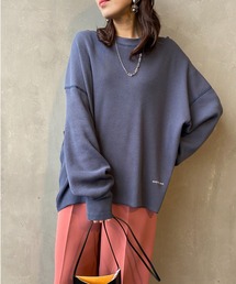 AMERICANA | [Americana/アメリカーナ] サーマルワッフルワイドドルマンプルオーバー(Tシャツ/カットソー)