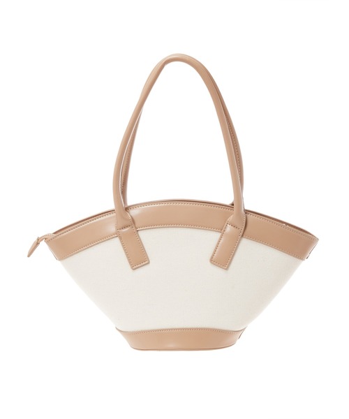 fifth（フィフス）の「キャンバス地トライアングルハンドバッグ（ハンドバッグ・レディース・ブラック/ベージュ・FREE）」の9枚目の写真