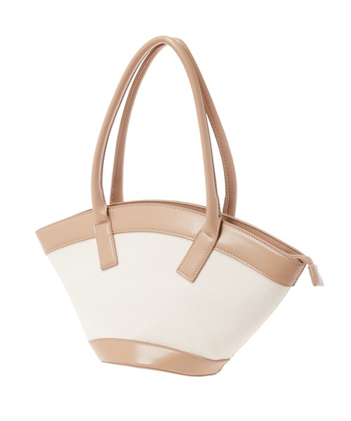 fifth（フィフス）の「キャンバス地トライアングルハンドバッグ（ハンドバッグ・レディース・ブラック/ベージュ・FREE）」の10枚目の写真