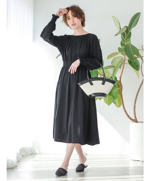 fifth（フィフス）の「キャンバス地トライアングルハンドバッグ（ハンドバッグ・レディース・ブラック/ベージュ・FREE）」の15枚目の写真