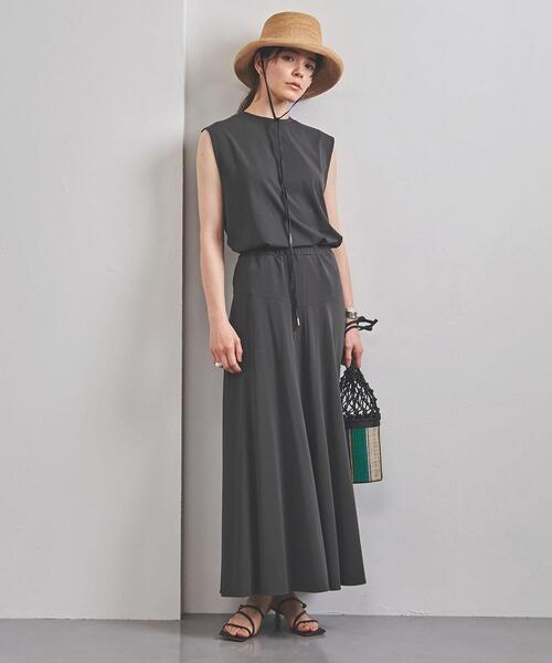 UNITED ARROWS（ユナイテッドアローズ）の「UGCC T/C ノースリーブ カットソー◆（Tシャツ/カットソー・レディース・ベージュ/ダークグレー・FREE）」の3枚目の写真