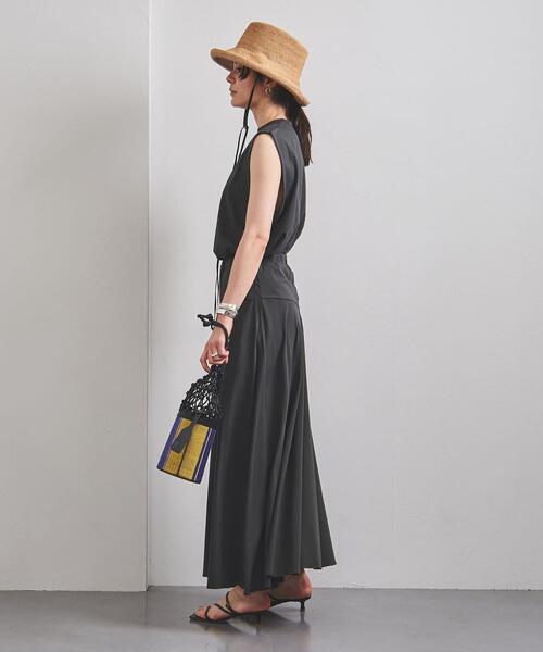 UNITED ARROWS（ユナイテッドアローズ）の「UGCC T/C ノースリーブ カットソー◆（Tシャツ/カットソー・レディース・ベージュ/ダークグレー・FREE）」の4枚目の写真