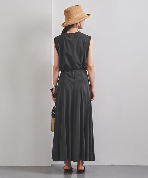 UNITED ARROWS（ユナイテッドアローズ）の「UGCC T/C ノースリーブ カットソー◆（Tシャツ/カットソー・レディース・ベージュ/ダークグレー・FREE）」の5枚目の写真