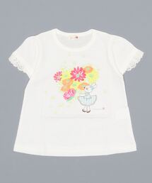 KP | mimiちゃん花束Tシャツ(100-130cm)(Tシャツ/カットソー)