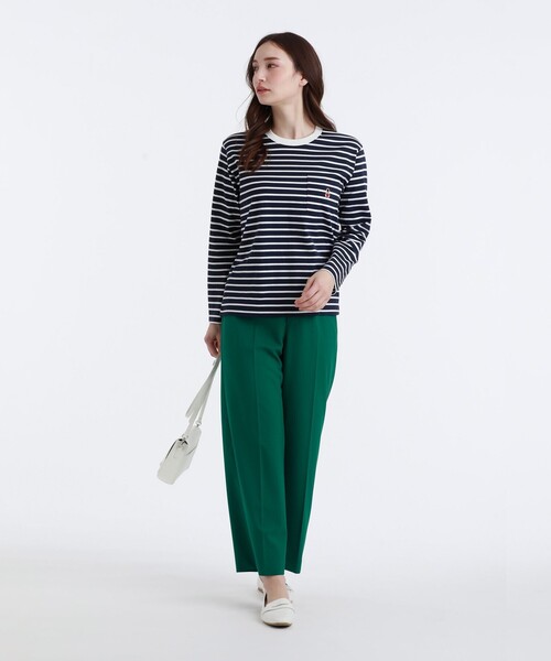 MACKINTOSH PHILOSOPHY(マッキントッシュ フィロソフィー)の「【BUCKINGHAM BEAR】クルーネックロングスリーブ(Tシャツ/カットソー・レディース・レッド/ベージュ系その他/ダークネイビー/グリーン/ネイビー・38)」の13枚目の写真