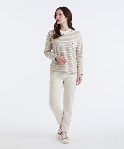 MACKINTOSH PHILOSOPHY(マッキントッシュ フィロソフィー)の「【BUCKINGHAM BEAR】クルーネックロングスリーブ(Tシャツ/カットソー・レディース・レッド/ベージュ系その他/ダークネイビー/グリーン/ネイビー・38)」の12枚目の写真