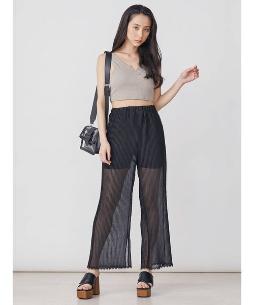 EVRIS（エヴリス）の「3WAYクリアショルダーBAG（ショルダーバッグ・レディース・アイボリー/イエロー/ブラック/ブラウン・FREE）」の13枚目の写真