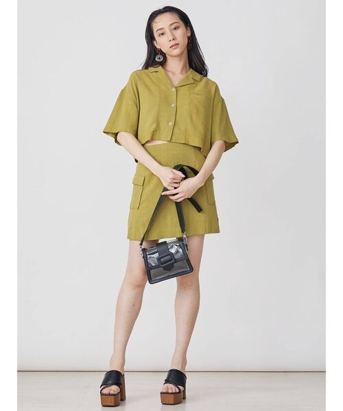 EVRIS（エヴリス）の「3WAYクリアショルダーBAG（ショルダーバッグ・レディース・アイボリー/イエロー/ブラック/ブラウン・FREE）」の19枚目の写真