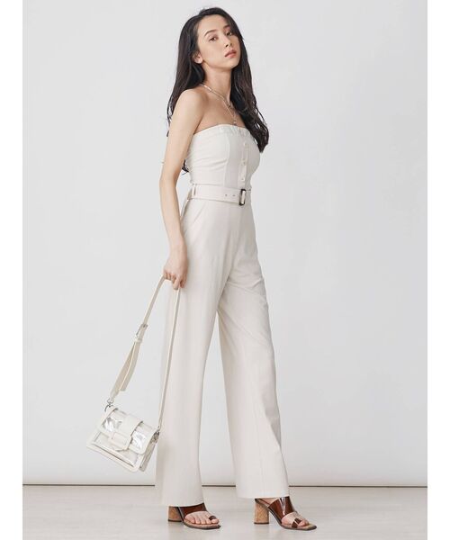 EVRIS（エヴリス）の「3WAYクリアショルダーBAG（ショルダーバッグ・レディース・アイボリー/イエロー/ブラック/ブラウン・FREE）」の6枚目の写真