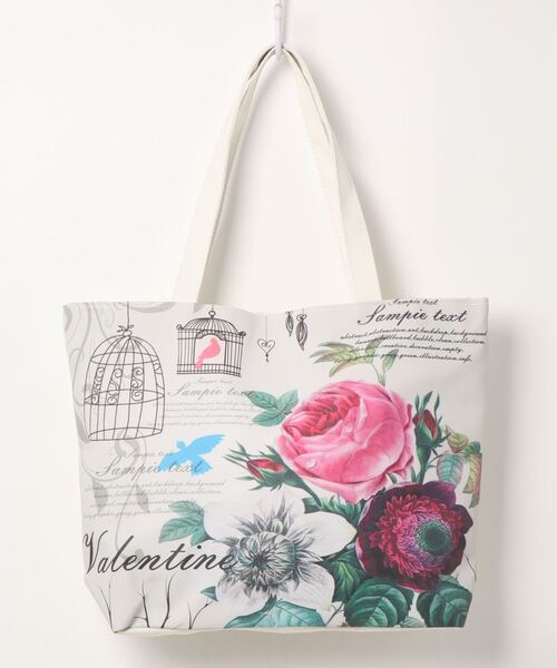 GGD（ジージーディー）の「キャンバス地プリントトートバッグ（トートバッグ・レディース・A/B/C/D・FREE）」の2枚目の写真