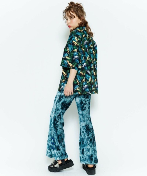 Candy Stripper（キャンディストリッパー）の「CANDY EXPLORATION シャツ（シャツ/ブラウス・レディース・ブラック/ブルー・2）」の4枚目の写真