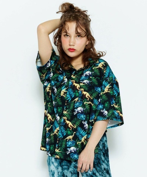 Candy Stripper（キャンディストリッパー）の「CANDY EXPLORATION シャツ（シャツ/ブラウス・レディース・ブラック/ブルー・2）」の12枚目の写真