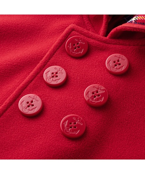 MIKI HOUSE（ミキハウス）の「ベビーマント（ポンチョ・キッズ・ベージュ/ネイビー/レッド・フリー(70-90cm)）」の18枚目の写真