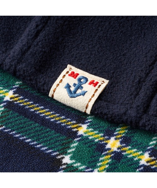 MIKI HOUSE（ミキハウス）の「ベビーマント（ポンチョ・キッズ・ベージュ/ネイビー/レッド・フリー(70-90cm)）」の11枚目の写真