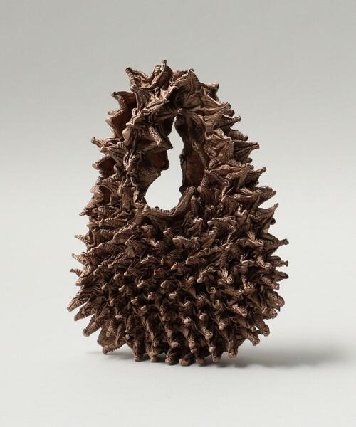 BUNZABURO（ブンザブロウ）の「BUNZABURObaiShibori BAG　§（エコバッグ/サブバッグ・レディース・ホワイト/オフホワイト/シルバー/ブラウン/ライトピンク/レッド/イエロー/ケリーグリーン/ターコイズブルー/パープル/グレー/ゴールド・FREE）」の6枚目の写真