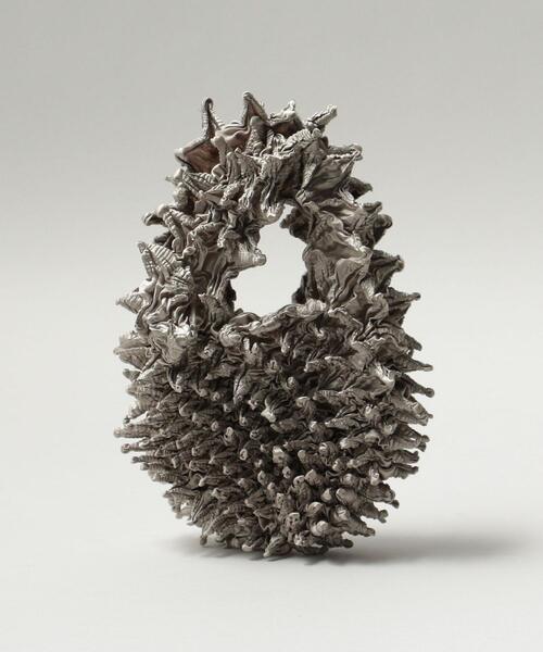 BUNZABURO（ブンザブロウ）の「BUNZABURObaiShibori BAG　§（エコバッグ/サブバッグ・レディース・ホワイト/オフホワイト/シルバー/ブラウン/ライトピンク/レッド/イエロー/ケリーグリーン/ターコイズブルー/パープル/グレー/ゴールド・FREE）」の5枚目の写真