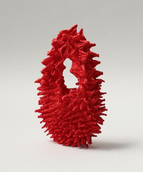 BUNZABURO（ブンザブロウ）の「BUNZABURObaiShibori BAG　§（エコバッグ/サブバッグ・レディース・ホワイト/オフホワイト/シルバー/ブラウン/ライトピンク/レッド/イエロー/ケリーグリーン/ターコイズブルー/パープル/グレー/ゴールド・FREE）」の13枚目の写真