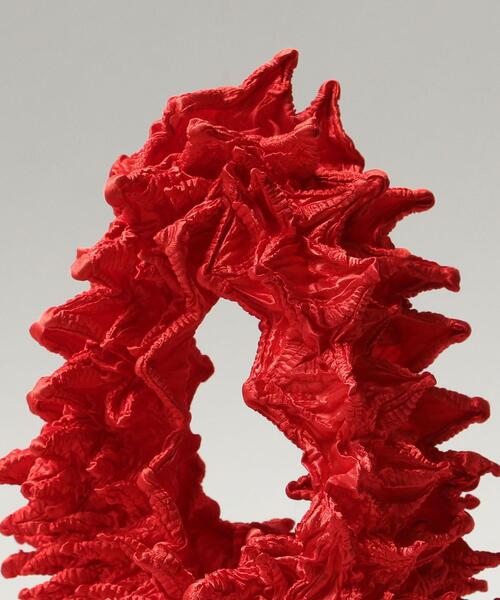 BUNZABURO（ブンザブロウ）の「BUNZABURObaiShibori BAG　§（エコバッグ/サブバッグ・レディース・ホワイト/オフホワイト/シルバー/ブラウン/ライトピンク/レッド/イエロー/ケリーグリーン/ターコイズブルー/パープル/グレー/ゴールド・FREE）」の17枚目の写真