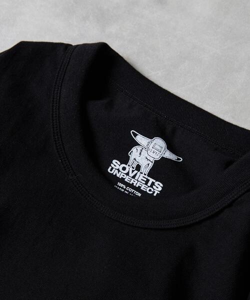 UNPERFECT（アンパーフェクト）の「[WEB限定]UNPERFECT SOVIETSコラボ　グラフィック TEE（Tシャツ/カットソー・メンズ・ホワイト/ブラック・4/3）」の16枚目の写真