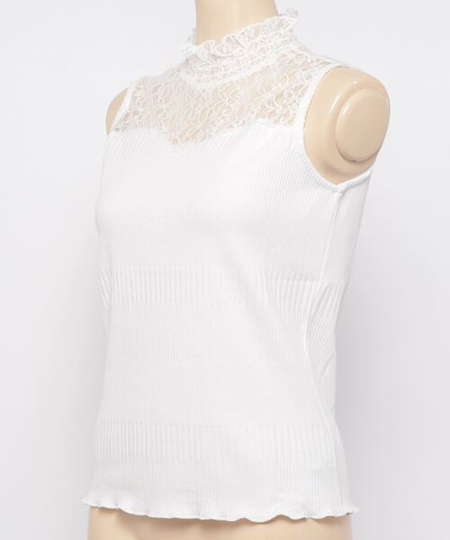 AS KNOW AS PINKY（アズノゥアズピンキー）の「ランダム☆ハイネックノースリーブ（タンクトップ・レディース・ブラック/オフホワイト・FREE）」の13枚目の写真